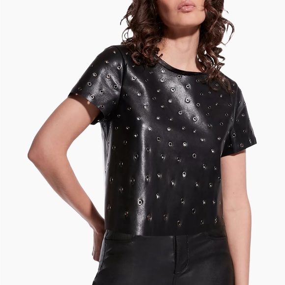 AS by DF Leather Top - Picture 1 of 2